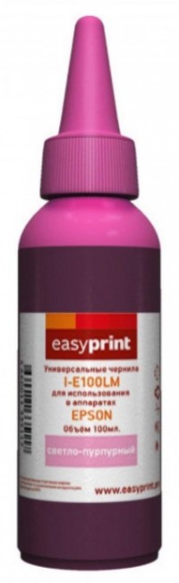 Чернила EasyPrint I-E100LM универсальные для принтеров Epson (100мл.) светло-пурпурные