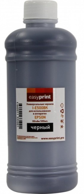 Чернила EasyPrint I-E500BK универсальные для принтеров Epson (500мл.) черные