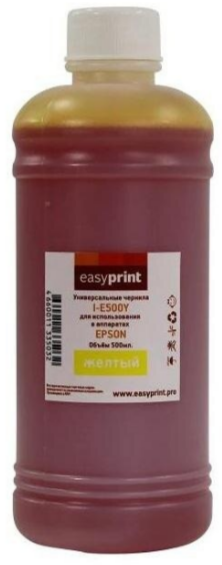 Чернила EasyPrint I-E500Y универсальные для принтеров Epson (500мл.) желтые