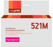 Струйный картридж EasyPrint CLI-521M для принтеров Canon PIXMA MX860, MX870, iP3600, iP4600, MP630, MP640, MP980, MP990, пурпурный, 120 страниц Струйный картридж EasyPrint CLI-521M для принтеров Canon PIXMA MX860, MX870, iP3600, iP4600, MP630, MP640, MP980, MP990, пурпурный, 120 страниц