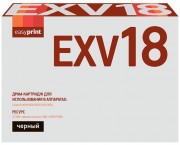 Лазерный картридж EasyPrint C-EXV18DU для принтеров Canon iR-1018, iR-1020, iR-1022, iR-1023, iR-1024, черный, 27000 страниц Лазерный картридж EasyPrint C-EXV18DU для принтеров Canon iR-1018, iR-1020, iR-1022, iR-1023, iR-1024, черный, 27000 страниц