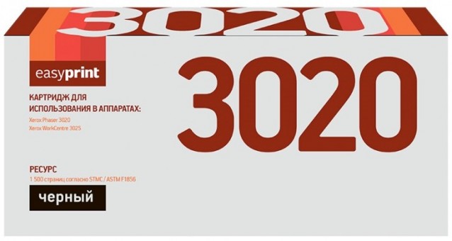 Лазерный картридж EasyPrint 106R02773 для принтеров Xerox Phaser 3020, WorkCentre 3025,  черный, 1500 страниц