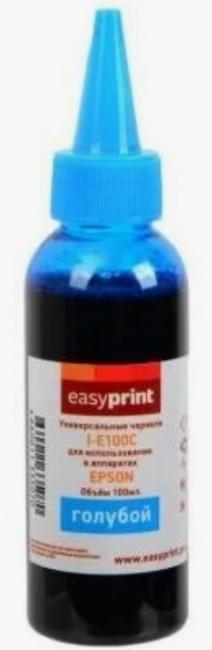 Чернила EasyPrint I-E100C универсальные для принтеров Epson (100мл.) голубые